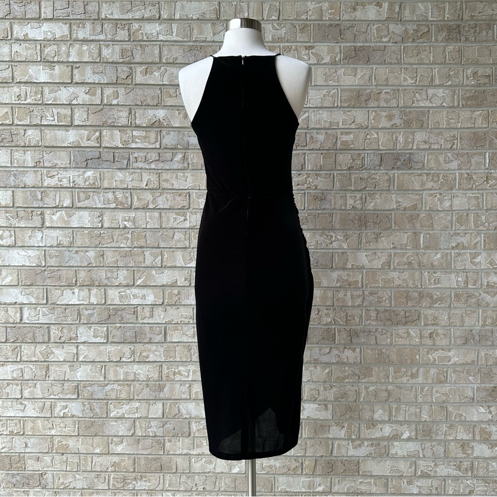 Aqua Long Velvet Dress Size M 🌸 - Picture 3 of 8